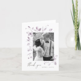 夢のような葉のサンキューカード サンキューカード