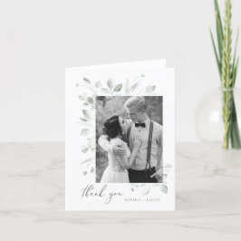 夢のような葉のサンキューカード サンキューカード