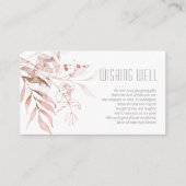 夢のような葉を願う井戸V3赤面ピンクID817 エンクロージャーカード (正面)