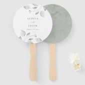 夢のような葉 ハンドファン (正面&裏面)