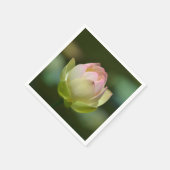 夢のような蓮の花 スタンダードカクテルナプキン (角)