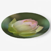 夢のような蓮の花 ペーパープレート (アングル)