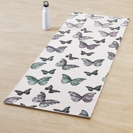 夢のような虹色の蝶パターン#1 #wall #art ヨガマット (インサイチュ)