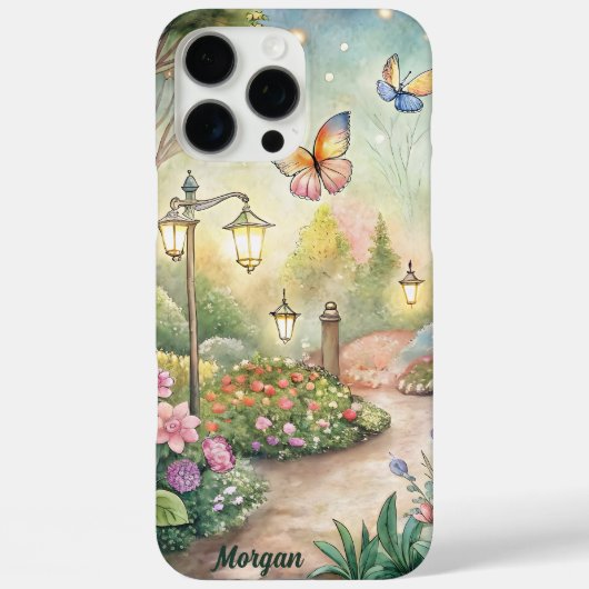 夢のような蝶のガーデンパス – 魅惑の庭 Case-Mate iPhoneケース (裏面)
