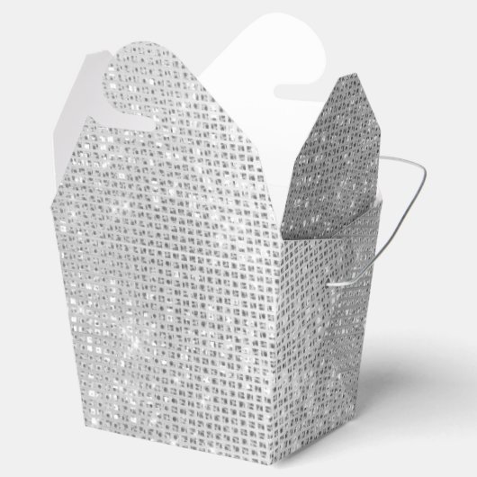 夢のような輝くシルバーの輝き フェイバーボックス (オープン)