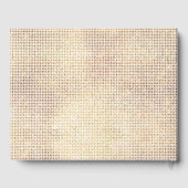 夢のような輝く白いグラムスパークル結婚ズ ゲストブック (裏面)