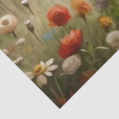 夢のような野の花の草原の風景デコパージュ 薄葉紙 (詳細)