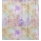 夢のような金ゴールドパグラデーションープル      シャワーカーテン (正面)