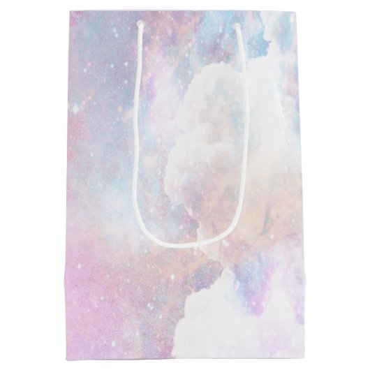 夢のような雲と星 ミディアムペーパーバッグ (裏面)