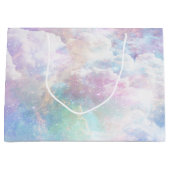 夢のような雲と星 ラージペーパーバッグ (正面)