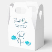 夢のような雲の男の子の赤ちゃんシャワー フェイバーボックス (オープン)