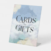 夢のような雲9枚の「カードとギフト」ペデスタルサイン 台座サイン (正面)