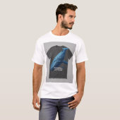 夢のような青いクジラTシャツ Tシャツ (正面フル)
