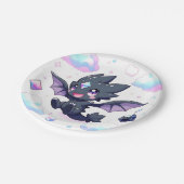 夢のような魅惑のドラゴンベビーシャワー ペーパープレート (アングル)