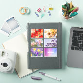 夢のような鮮やかな春の花のステッカーセットシート シール (iPadカバー)