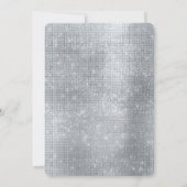 夢のような黒きらびやかな銀の輝き 招待状 (裏面)