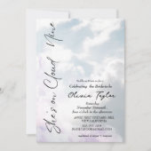 夢のような お姫様気分 エレガントな ブライダルシャワーの招待状 招待状 (正面)