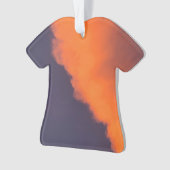 夢のような、夢のような幻想的な雲、魔法のような色 オーナメント (正面)