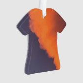 夢のような、夢のような幻想的な雲、魔法のような色 オーナメント (正面)