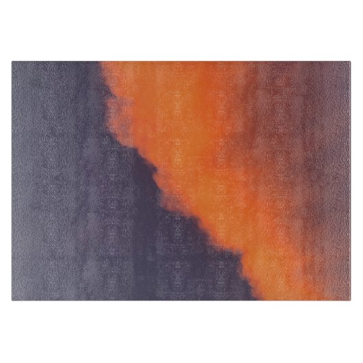 夢のような、夢のような幻想的な雲、魔法のような色 カッティングボード (正面)