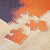 夢のような、夢のような幻想的な雲、魔法のような色 ジグソーパズル (側面)