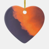 夢のような、夢のような幻想的な雲、魔法のような色 セラミックオーナメント (正面)