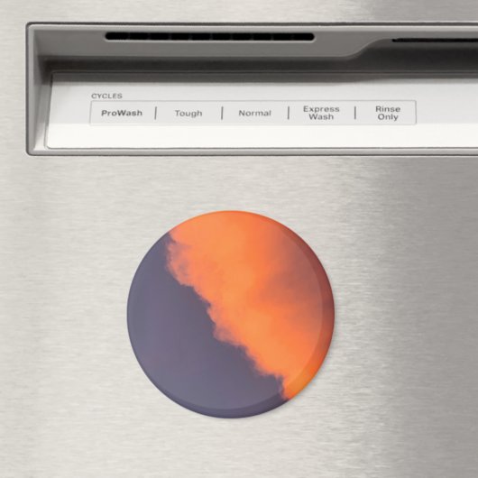 夢のような、夢のような幻想的な雲、魔法のような色 マグネット (インサイチュ (食洗機))