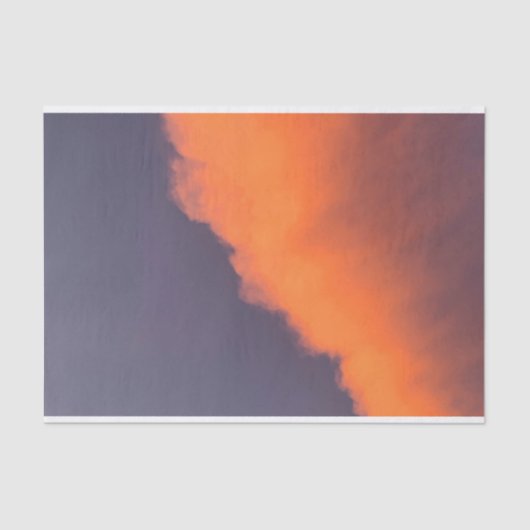 夢のような、夢のような幻想的な雲、魔法のような色 薄葉紙 (正面)