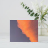 夢のような、幻想的な、不思議な色の雲 ポストカード (スタンド正面)