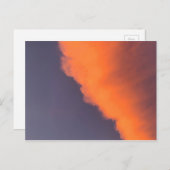 夢のような、幻想的な、不思議な色の雲 ポストカード (正面/裏面)