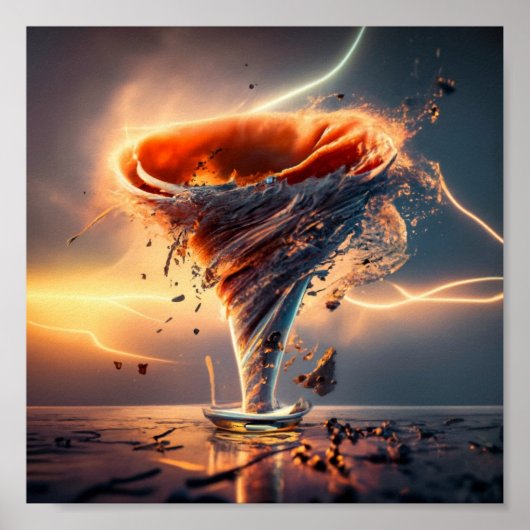 夢のようなAIが生み出した風景 ポスター (正面)