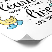 夢のように生きる ポスター (角)