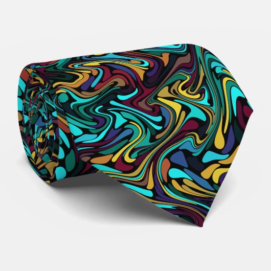 夢のアステカフラクタル ネクタイ (ロール)