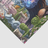 「夢のアルゴリズム」 - デジタル肖像画 薄葉紙 (詳細)