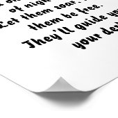 夢のエコー感動的ミニ詩 ポスター (角)