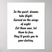 夢のエコー感動的ミニ詩 ポスター (正面)