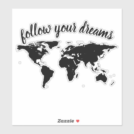 夢のエレガント世界後を追のマップをスクリプトで作成 シール (シート)