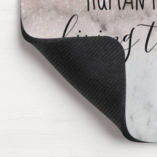 夢のオフィスで生きる人材の仕事ユーモア マウスパッド (コーナー)