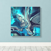 夢のカスケード1 キャンバスプリント (インサイチュ (ウッドフロア))