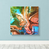 夢のカスケード2 キャンバスプリント (インサイチュ (ウッドフロア))