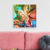 夢のカスケード2 キャンバスプリント (インサイチュ (リビング))