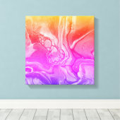 夢のカスケード4 キャンバスプリント (インサイチュ (ウッドフロア))