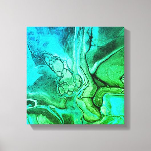 夢のカスケード5 キャンバスプリント (正面)