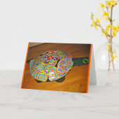 夢のカメ カード (黄色い花)