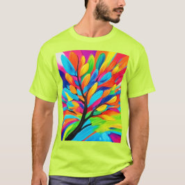 夢のカラフルな木 Tシャツ