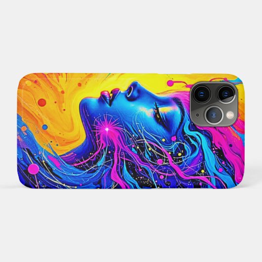 夢のカラフル抽象芸術 Case-Mate iPhoneケース (裏面(横))