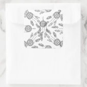 夢のキャッチャーのデザイン スクエアシール (バッグ)