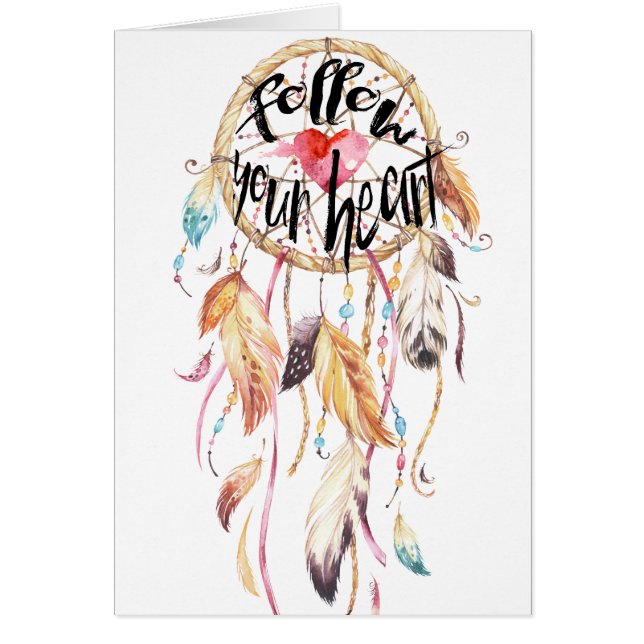 夢のキャッチャーはあなたのハートを後を追います (正面)