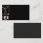 夢のキャッチャーは水色の名刺に羽をつけます 名刺 (正面/裏面)