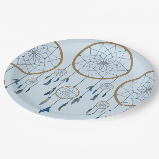 夢のキャッチャーは紙皿を設計します ペーパープレート (アングル)